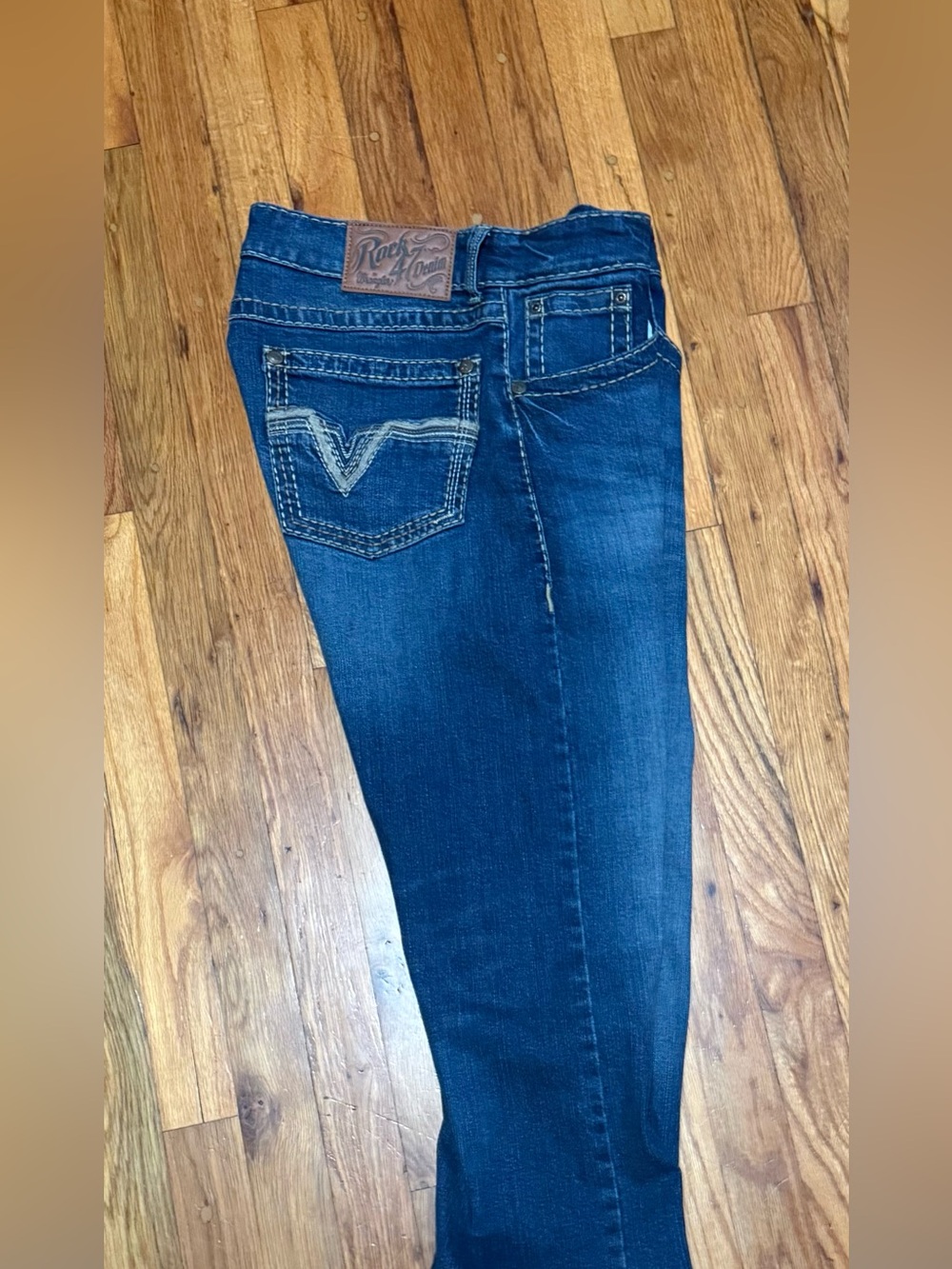 Wrangler Men's Dark Blue Slim Straight Jeans